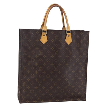 LOUIS VUITTON Monogram Sac Plat Hand Bag M51140 LV Auth 148312