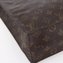 LOUIS VUITTON Monogram Sac Plat Hand Bag M51140 LV Auth 148312-14