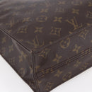 LOUIS VUITTON Monogram Sac Plat Hand Bag M51140 LV Auth 148312-16