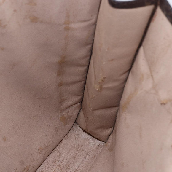 LOUIS VUITTON Monogram Sac Plat Hand Bag M51140 LV Auth 148312