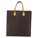 LOUIS VUITTON Monogram Sac Plat Hand Bag M51140 LV Auth 148312-2