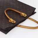LOUIS VUITTON Monogram Sac Plat Hand Bag M51140 LV Auth 148312-6