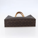 LOUIS VUITTON Monogram Sac Plat Hand Bag M51140 LV Auth 148312-5