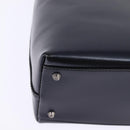 GIVENCHY Hand Bag Leather Navy Auth 148313-15