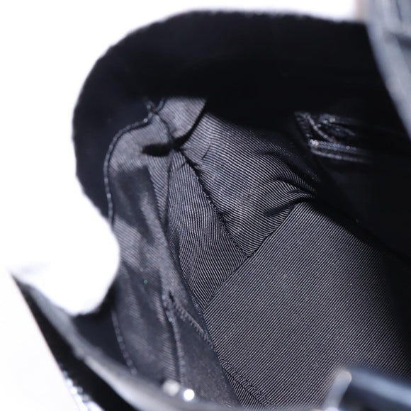 GIVENCHY Hand Bag Leather Navy Auth 148313