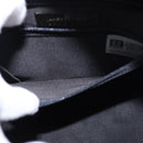 GIVENCHY Hand Bag Leather Navy Auth 148313-12