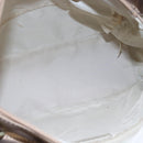 CHANEL Paris Biarritz PM Tote Bag Coated Canvas Gold CC Auth 148314-11