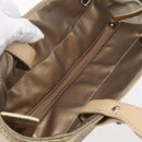 CHANEL Paris Biarritz PM Tote Bag Coated Canvas Gold CC Auth 148314-6