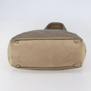 CHANEL Paris Biarritz PM Tote Bag Coated Canvas Gold CC Auth 148314-5