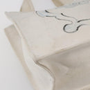 CHANEL Cruise line Miami Tote Bag Canvas Beige CC Auth 148315-11