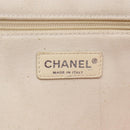 CHANEL Cruise line Miami Tote Bag Canvas Beige CC Auth 148315-14