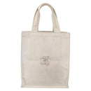 CHANEL Cruise line Miami Tote Bag Canvas Beige CC Auth 148315-3