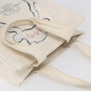 CHANEL Cruise line Miami Tote Bag Canvas Beige CC Auth 148315-6