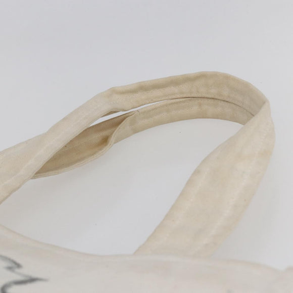 CHANEL Cruise line Miami Tote Bag Canvas Beige CC Auth 148315