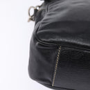 GUCCI Shoulder Bag Leather Black 201451 Auth 148316-9