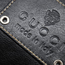 GUCCI Shoulder Bag Leather Black 201451 Auth 148316-10