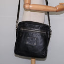 GUCCI Shoulder Bag Leather Black 201451 Auth 148316-22
