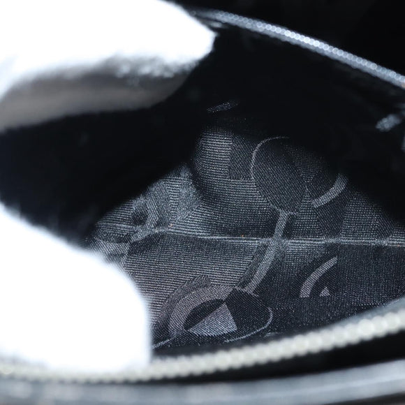 Salvatore Ferragamo Gancini Tote Bag Leather Gray Silver Auth 148318