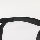 Salvatore Ferragamo Gancini Tote Bag Leather Gray Silver Auth 148318-14