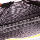 PRADA Tote Bag Canvas Beige Silver Auth 148319-10