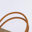 PRADA Tote Bag Canvas Beige Silver Auth 148319-8