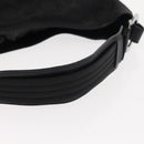 Salvatore Ferragamo Gancini Shoulder Bag Canvas Black Silver Auth 148320-7