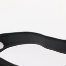 Salvatore Ferragamo Gancini Shoulder Bag Canvas Black Silver Auth 148320-8