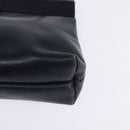 Salvatore Ferragamo Vala Shoulder Bag Leather Navy Gold Auth 148321-14