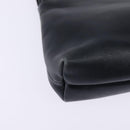 Salvatore Ferragamo Vala Shoulder Bag Leather Navy Gold Auth 148321-15