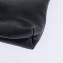 Salvatore Ferragamo Vala Shoulder Bag Leather Navy Gold Auth 148321-16