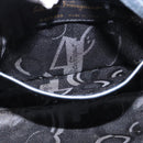 Salvatore Ferragamo Vala Shoulder Bag Leather Navy Gold Auth 148321-19