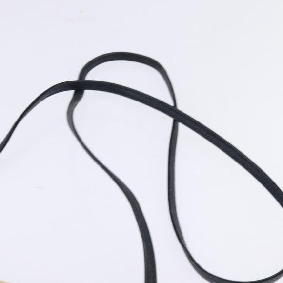 Salvatore Ferragamo Vala Shoulder Bag Leather Navy Gold Auth 148321