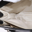 Salvatore Ferragamo Gancini Hand Bag Leather Black Silver Auth 148322-19