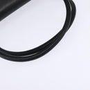 Salvatore Ferragamo Gancini Hand Bag Leather Black Silver Auth 148322-7