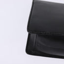 GUCCI Clutch Bag Leather Black Auth 148324-15