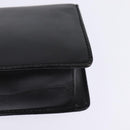 GUCCI Clutch Bag Leather Black Auth 148324-16