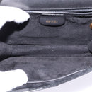 GUCCI Clutch Bag Leather Black Auth 148324-10