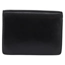 GUCCI Clutch Bag Leather Black Auth 148324-2
