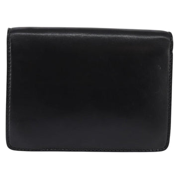 GUCCI Clutch Bag Leather Black Auth 148324 - 0