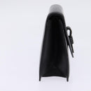 GUCCI Clutch Bag Leather Black Auth 148324-3