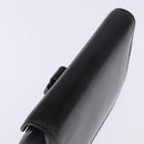 GUCCI Clutch Bag Leather Black Auth 148324-5