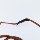 MCM Logogram Vicetos Boston Bag PVC 2way Brown Gold Auth 148327-14