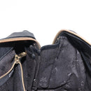 MCM Vicetos Logogram Hand Bag PVC 2way Black Gold Auth 148328-20