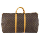 LOUIS VUITTON Monogram Keepall Bandouliere 60 Boston Bag M41412 LV Auth 148346-2