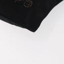 FENDI Shoulder Bag Nylon Black Gold Auth 148347-14