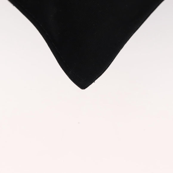 FENDI Shoulder Bag Nylon Black Gold Auth 148347