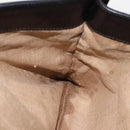 FENDI Shoulder Bag Nylon Black Gold Auth 148347-18