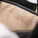 FENDI Shoulder Bag Nylon Black Gold Auth 148347-12