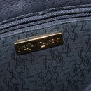 SAINT LAURENT Shoulder Bag Leather Black Gold Auth 148350-17