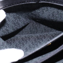 SAINT LAURENT Shoulder Bag Leather Black Gold Auth 148350-22